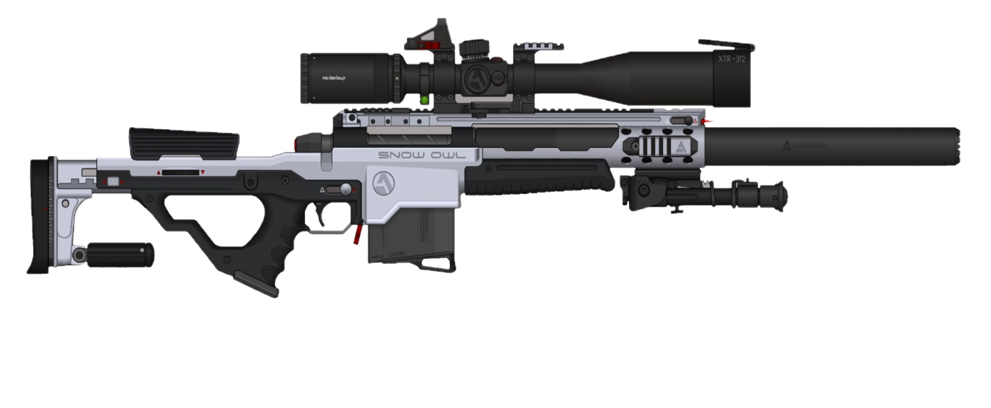 “SNOW OWL” SNIPER RIFLE – EVOTAG