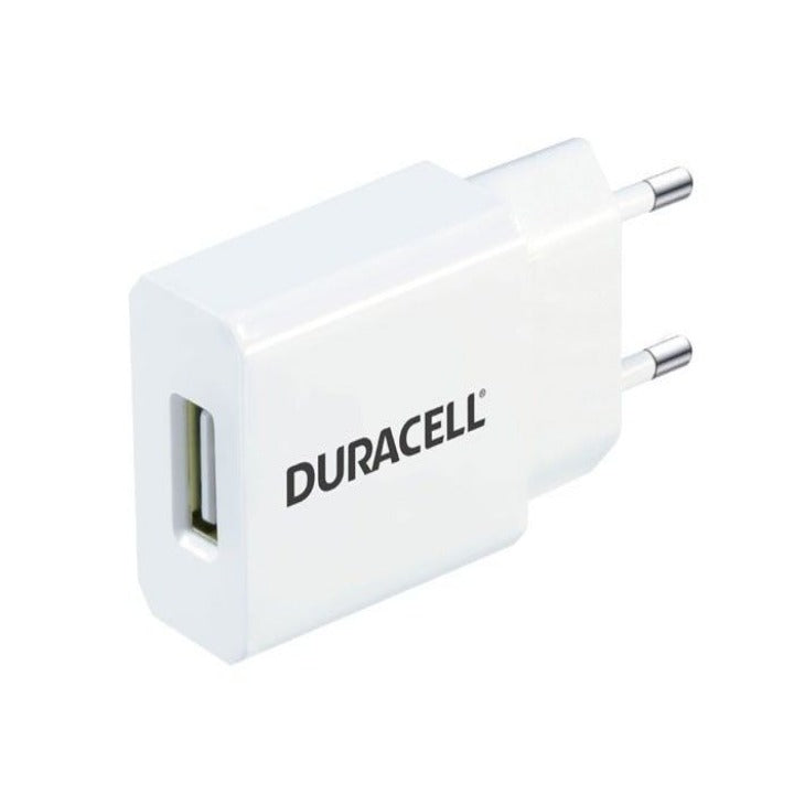 Duracell vægoplader til batterioplader, telefon og powerbank med usb stik