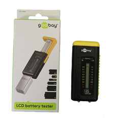 LCD Batteritester til alle batterier D, C, AA, AAA, N9V