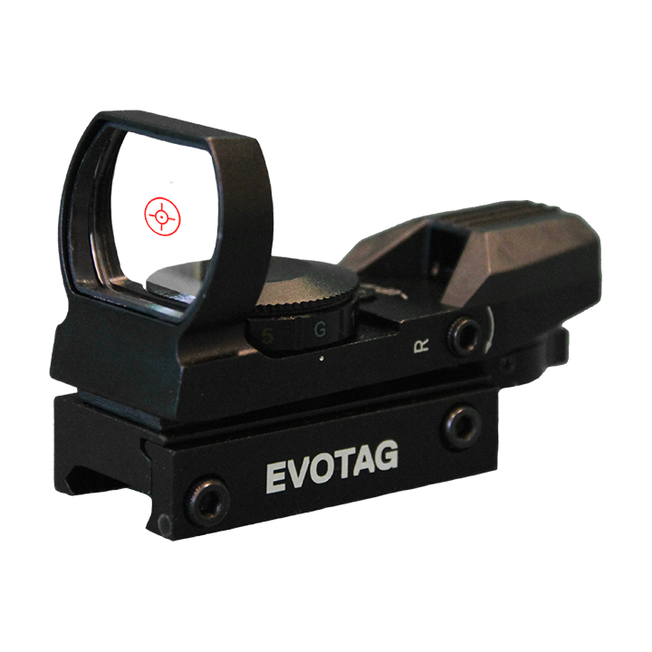 Køb EVOTAGs red dot sight med logo og sigte