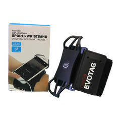 EVOTAG universelt sports og mobilarmbånd der er 360 grafer roterbart
